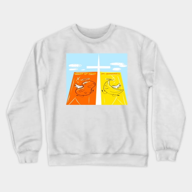 It's Sunday, Go to Church! Crewneck Sweatshirt by madtownstudio3000